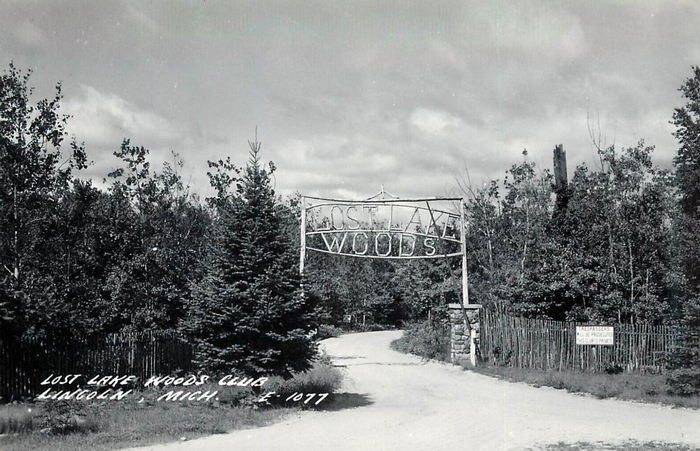 Lost Lake Woods Club - Vintage Postcard (newer photo)